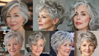 Thumbnail: Gorgeous Gray Hair Hairstyles for older Women | Stylish, Modern & Youthful Hair Ideas