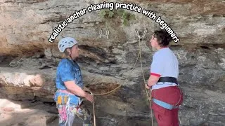 Thumbnail: Rock Climbing Anchor Cleaning Practice (Why is it so SCARY?) - Fitzgerald Mountain Practice Anchors