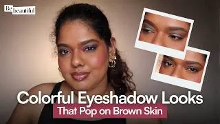 Thumbnail: 3 Bold & Colourful Eye Looks Made for Brown Skin 🎨 Stop Playing It Safe with Neutrals | BeBeautiful