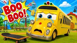 Thumbnail: Baby Bus Got a Boo-Boo | Boo Boo song | Bebetune Nursery Rhymes
