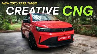 Thumbnail: New 2026 Tata Tiago Creative CNG | Top Model | Automatic | Detailed Walk-Around | beCARladka