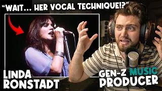 Thumbnail: I've never listened to Linda Ronstadt... | Gen-Z Music Producer Reaction