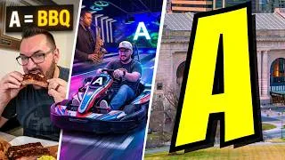 Thumbnail: A-Z Alphabet Challenge Kansas City | BBQ, Jazz, & Go Karts