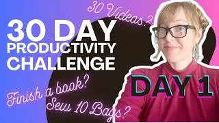 Thumbnail: 30 DAY PRODUCTIVITY CHALLENGE: DAY 1 (5 goals a day for 30 days)