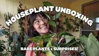 Thumbnail: RARE HOUSEPLANT UNBOXING! 😱 I did not expect these plants...