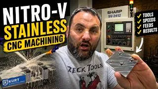 Thumbnail: Sharp SV-2412 machining Nitro-V Stainless Steel (Real time Machining, no time-lapse)