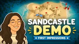 Thumbnail: 🏖️ Sandcastle Demo | My Beach Build Got a Little Chaotic… 😂