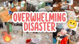 Thumbnail: OVERWHELMING DISASTER Clean With Me | Watch Me Reset My Whole House In One Day 🏠