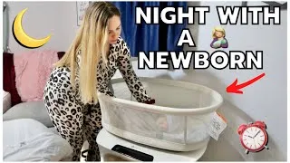 Thumbnail: AN ENTIRE NIGHT WITH A NEWBORN | OVERNIGHT ROUTINE 2024