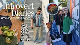 Thumbnail: introvert diaries | breaking comfort zones, meeting billie eilish, dealing with social anxiety 🧘🏻‍♀️