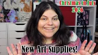 Thumbnail: Christmas in July Art Supplies Haul!