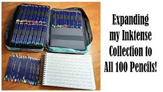 Thumbnail: Sorting my Inktense Pencils - All 100 of Them! Swatching New Ones + Full 100 Swatch.