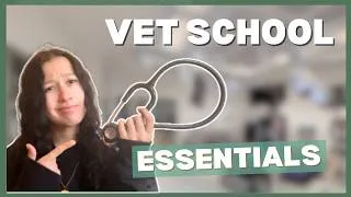 Thumbnail: What I Actually Use as a Vet Student | Vet School Essentials