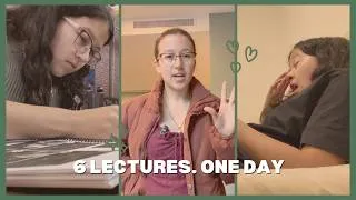 Thumbnail: Can I Catch Up on 6 Lectures in One Day? | A Realistic Vet Student Day in My Life