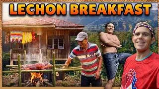 Thumbnail: PHILIPPINES MOUNTAIN HOME LECHON BREAKFAST - Hidden Waterfalls in Davao (Caraga)
