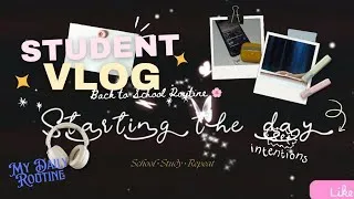 Thumbnail: Student Vlog |Back to school routine after Summer Vacations  #dayinmylife  #studentvlog  #vlog 