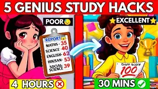 Thumbnail: Study Smarter, Not Harder: 5 Brilliant Study Hacks You’ve Never Heard Of (Score Full Marks!) 💯🧠