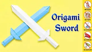 Thumbnail: Diy Sword Origami Tutorial⚔️|How to make a paper SWORD 🗡️Strong and Sturdy|Paper sword|No glue craft
