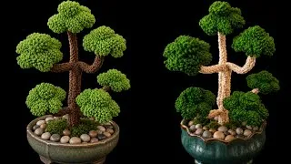 Thumbnail: How to crochet Bonsai tree for beginners 