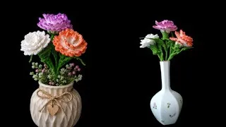 Thumbnail: How to crochet quick and easy Carnation flowers pattern for beginners 