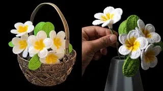 Thumbnail: How to crochet quick and easy Plumeria flowers for beginners 
