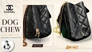 Thumbnail: #415 Chanel Bag. Dog chewed the corner