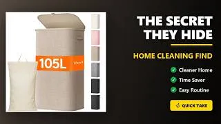 Thumbnail: Lifewit 105L Large Laundry Basket Review — Honest Take