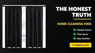 Thumbnail: NICETOWN Black Blackout Curtain Blinds Review