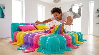 Thumbnail: Surreal Bedroom Bed Design In 4k Satisfying ASMR Foley Sounds  UnrealSleeping Concepts
