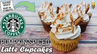 Thumbnail: Starbucks Pumpkin Spiced Latte Cupcakes | Coffee Cupcake Recipe