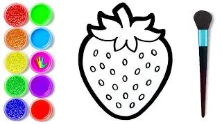 Thumbnail: How to Draw a Strawberry for Kids 🍓 | Peppa Pig Drawing & Coloring