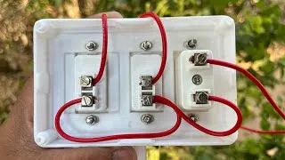 Thumbnail: 2Switches with an indicator board wiring 😇| Switch board wiring |