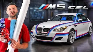 Thumbnail: Rebuilding an ABANDONED V10 Manual BMW M5 into the CSL PROTOTYPE in 48 HOURS!