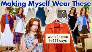 Thumbnail: Trying to Style Clothes I NEVER Wear 