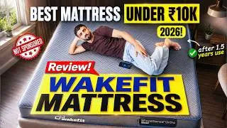 Thumbnail: I Used Wakefit Mattress for 1.5 Years 😳 Honest Review | Best Mattress 2026 India