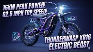 Thumbnail: Thunderwasp XR16 Review | 16kW Electric Dirt Bike Worth It?