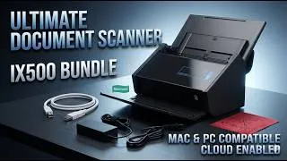 Thumbnail: Fujitsu ScanSnap iX500 Review | Best Document Scanner Worth It?