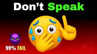 Thumbnail: Don’t Speak While Watching This Video 😳 (99% FAIL) You Move, You Lose!