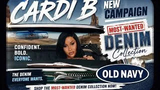 Thumbnail: Cardi stuns in new Old Navy Campaign! 💰 #cardib #oldnavy #behindthebardi #youtube 