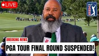Thumbnail: 🚨 PGA TOUR in SHOCK! Final Round Suddenly SUSPENDED at TPC Southwind!