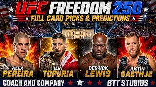 Thumbnail: UFC Freedom 250 PREVIEW & PICKS: Pereira vs Gane, Topuria vs Gaethje at the White House!