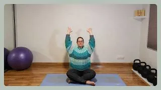 Thumbnail: Beginner Friendly Yoga | Breath and Movement for Calm