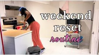 Thumbnail: sunday reset routine 🧼🫧 | weekend reset vlog