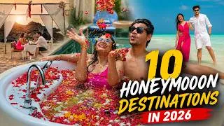 Thumbnail: TOP 10 HONEYMOON Destinations from India | Best Honeymoon Places Budget to Luxury | Cost & Itinerary
