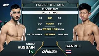 Thumbnail: UBAID HUSSAIN vs SANPET | Pakistan vs Thailand | One Championship 