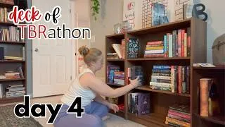 Thumbnail: cleaning up my library! || day 4 of #DeckofTBRathon READING VLOG