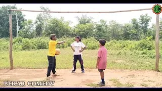 Thumbnail: Kuli Ball khel || ᱠᱩᱲᱤ ᱵᱚᱞ ᱠᱷᱮᱞ || କୁଳି ବଲ୍ ଖେଲ୍ || New Santali Comedy Video 2026 || BEKAR COMEDY 