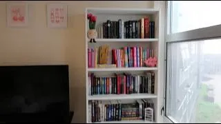Thumbnail: BRAND NEW Bookshelf Tour + Decor *romance, fantasy, thrillers*