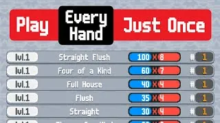 Thumbnail: Every Hand Type Exactly ONCE - No Repeats Allowed