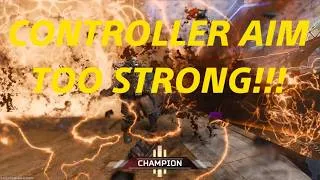 Thumbnail: AIM BOT👀💀🔫 #ApexLegends #Ranked #ALGS #ImperialHal #Apex #VideoGames #Gaming #Reaction